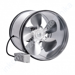 Kovový ventilátor do potrubí