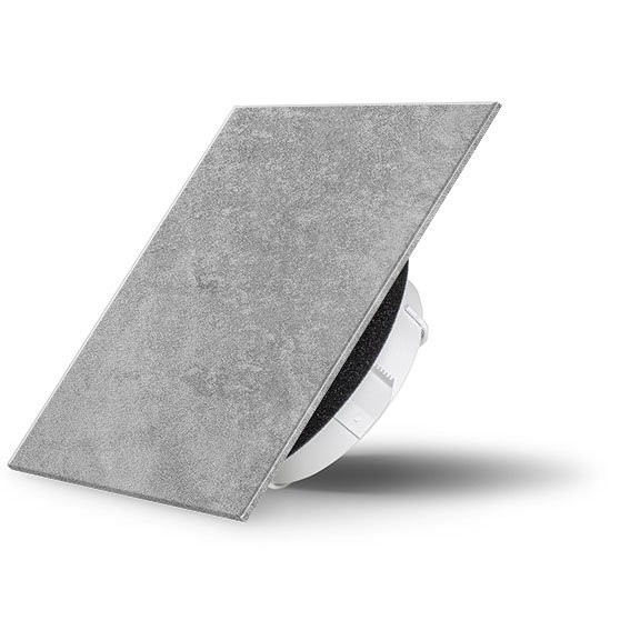 Skleněný ventil Air Design čtvercový 2010 Concrete šedý DEKOR BETON (4)