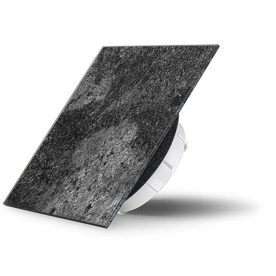 Skleněný ventil Air Design čtvercový 2040 Avellino tmavý DEKOR BETON (3)