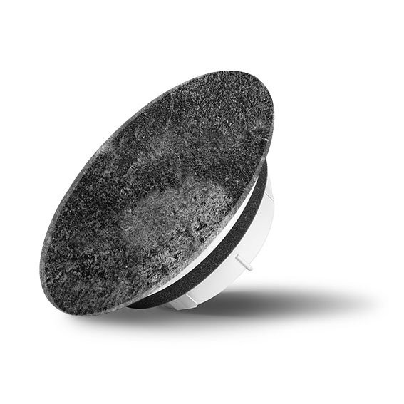 Skleněný ventil Air Design kruhový 2040 Avellino tmavý DEKOR BETON (3)