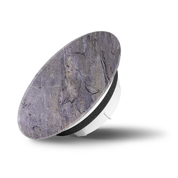 Skleněný ventil Air Design kruhový 3070 šedý DEKOR KÁMEN (3)