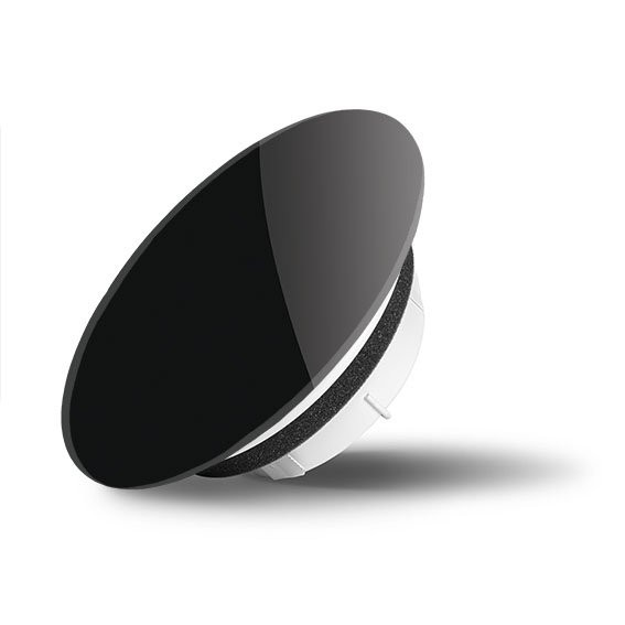 Skleněný ventil Air Design kruhový 9005 BLACK CLASSIC - SKLO LESK (3)