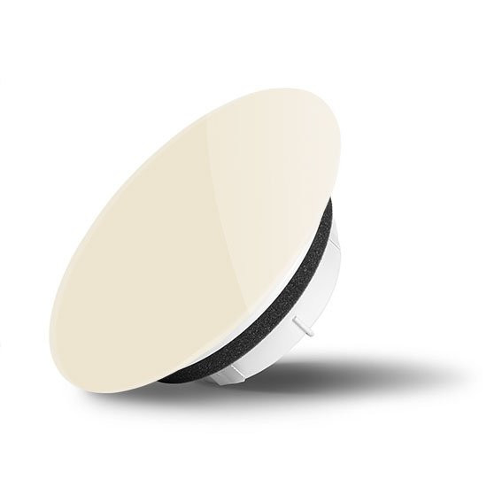 Skleněný ventil Air Design kruhový 1013 WHITE PEARL - SKLO LESK (3)