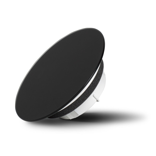 Skleněný ventil Air Design kruhový 9005M BLACK CLASSIC - SKLO MAT (3)