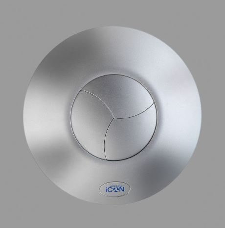 iCON přední kryt - stříbrná (1)