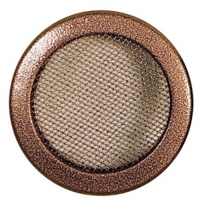 Měděná krbová mřížka