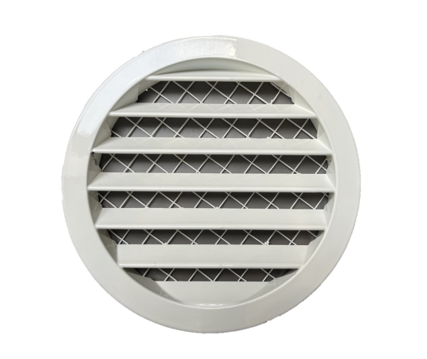 Bílá kovová mřížka KWO 150 mm (3)