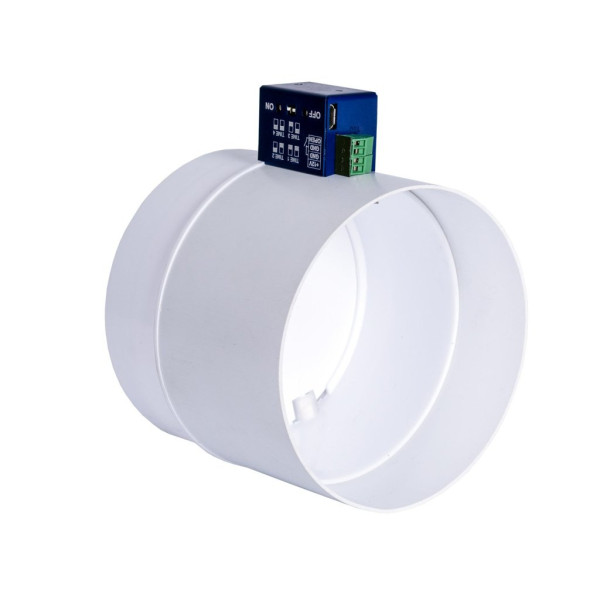 PVC elektrická zpětná klapka100mm (1)