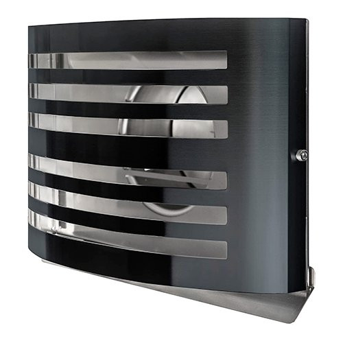 Nerezová mřížka ALFA  BLACK 150 mm (5)