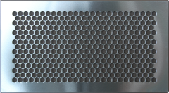 Větrací mřížka HEXA 260x140 mm hliník (1)
