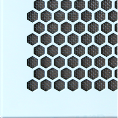 Větrací mřížka HEXA 260x140 mm bílá (1)