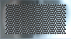 Větrací mřížka HEXA 190x340 mm hliník (4)