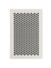 Větrací mřížka HEXA 190x340 mm bílá