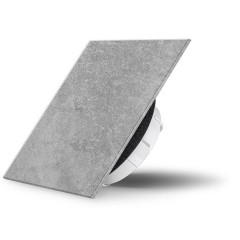Skleněný ventil Air Design čtvercový 2010 Concrete šedý DEKOR BETON (4)