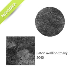 Skleněný ventil Air Design čtvercový 2040 Avellino tmavý DEKOR BETON (2)