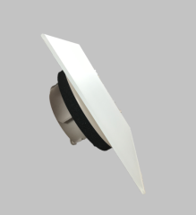 Skleněný ventil Air Design čtvercový 9003 WHITE PURE - SKLO LESK