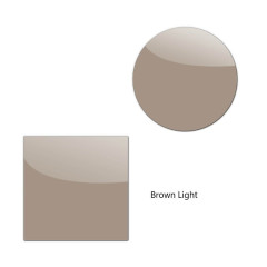 Skleněný ventil Air Design čtvercový 1236 BROWN LIGHT - SKLO LESK