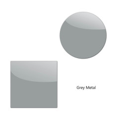 Skleněný ventil Air Design čtvercový 9006 GREY METAL - SKLO LESK (2)