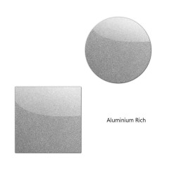 Skleněný ventil Air Design čtvercový 9007 ALUMINIUM RICH - SKLO LESK (2)