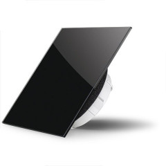 Skleněný ventil Air Design čtvercový 9005 BLACK CLASSIC - SKLO LESK