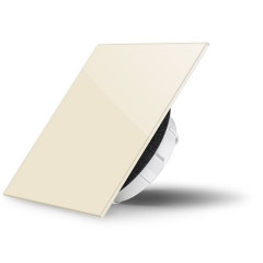 Skleněný ventil Air Design čtvercový 1013 WHITE PEARL - SKLO LESK