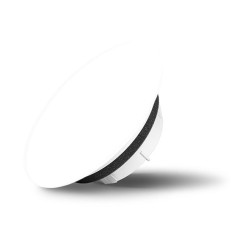 Skleněný ventil Air Design kruhový 9003 WHITE PURE - SKLO LESK