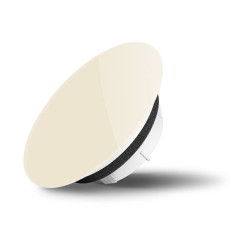 Skleněný ventil Air Design kruhový 1013 WHITE PEARL - SKLO LESK