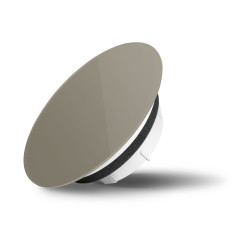 Skleněný ventil Air Design kruhový 1236 BROWN LIGHT - SKLO LESK