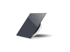 Skleněný ventil Air Design čtvercový 7016 ANTHRACITE AUTHENTIC - SKLO LESK