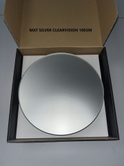 Skleněný ventil Air Design kruhový 1003M SILVER CLEAVISION - SKLO MAT (5)