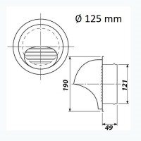 Nerezová větrací mřížka (6)
