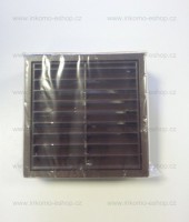 Hnědá větrací mřížka