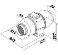 Potrubní ventilátor AP QUIET (2)
