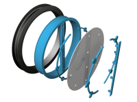 Zpětná klapka KZK2 80 mm (3)