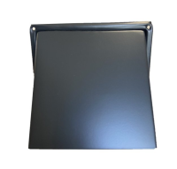 Protidešťová mřížka SUA black 100 mm (3)