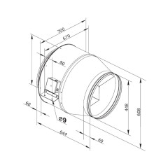 Ventilátor TURBINE M 450mm (5)