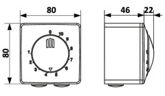 Regulátor otáček RR1 - 2,5 (4)